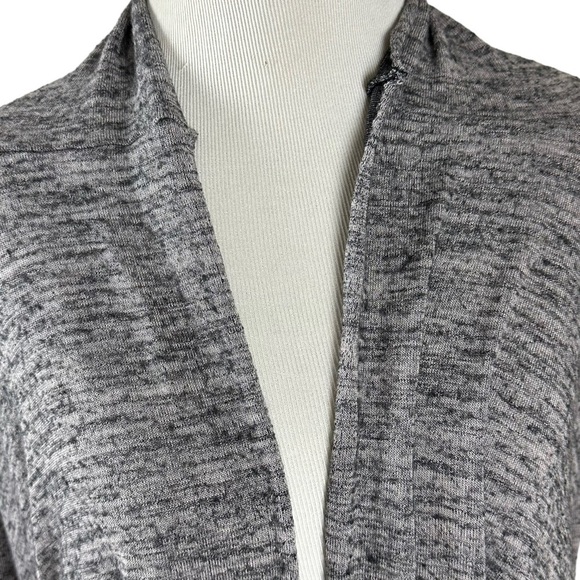 Revolve Michael Lauren Moshi Waterfall Cardigan Heather Charcoal Grey Large NWT - Picture 3 of 8
